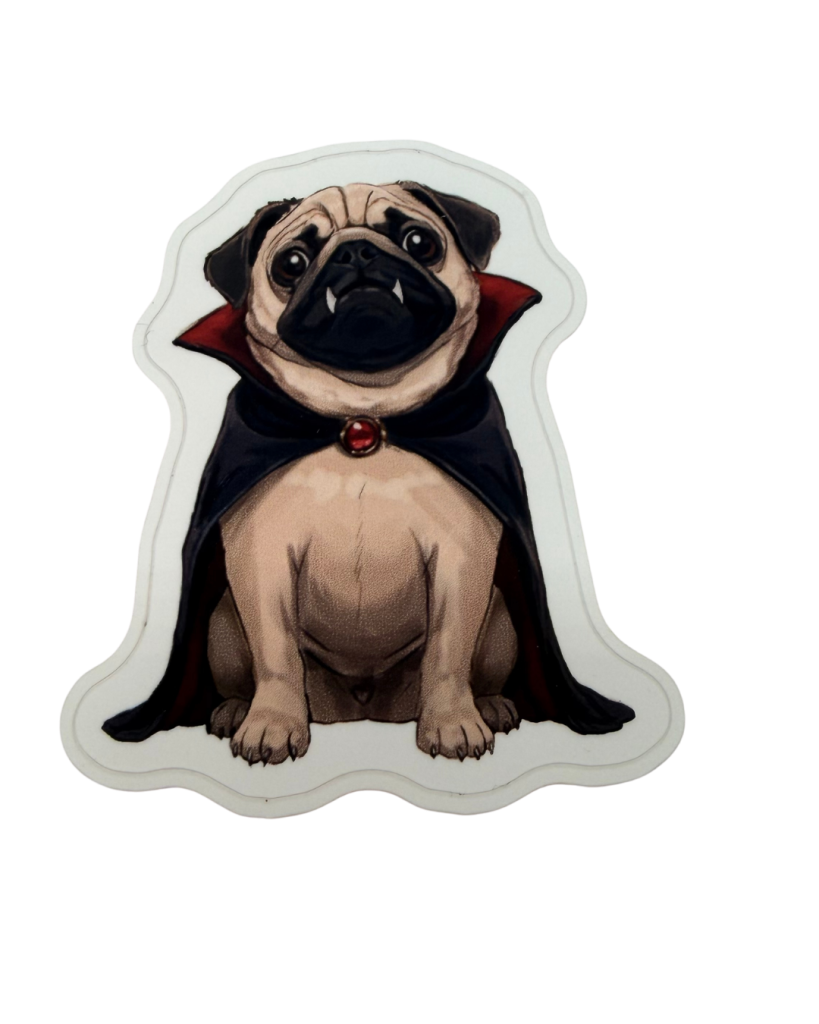 Count Pugula sticker artwork