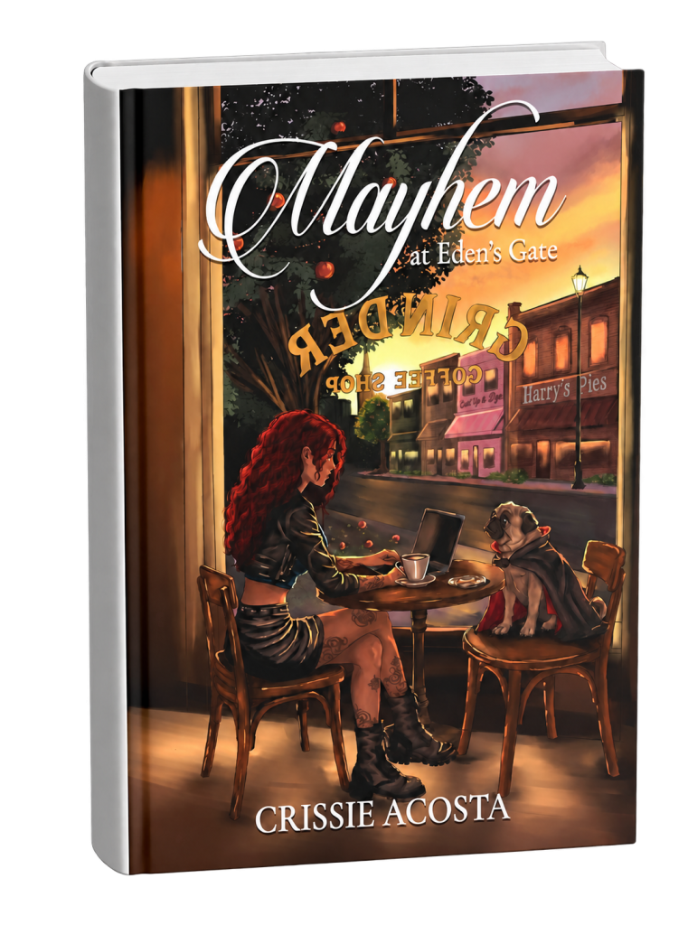 Mayhem at Eden's Gate paperback book cover