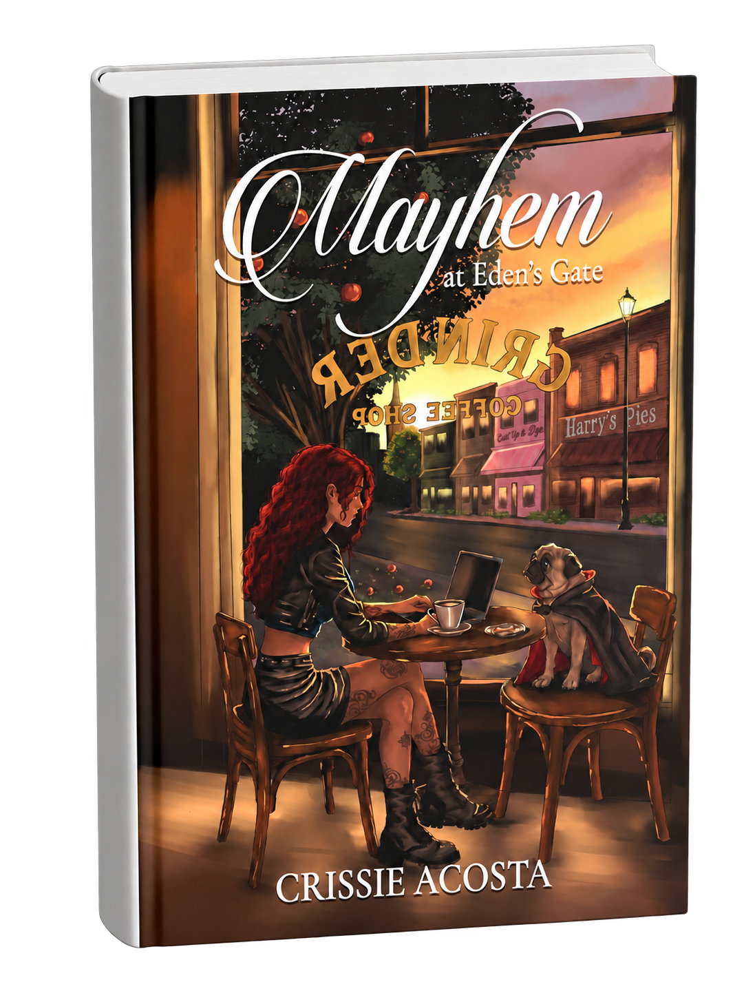 Mayhem at Eden's Gate paperback book cover